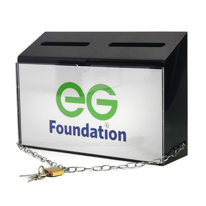 Sản Phẩm Mới Từ Thiện Tặng Hộp Acrylic Trường Hợp Do Thái Judaica Vòng Đồng Xu Tiền Bộ Sưu Tập Acrylic Tặng Từ Thiện Hộp - Product Image 2