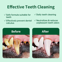 Lingettes humides jetables pour le nettoyage des dents et de la plaque dentaire des chats et chiens, 50 pièces, faciles à utiliser