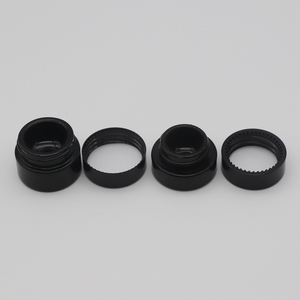 Vente en gros de petits pots cosmétiques de voyage de 3 ml, 5 ml, 10 ml, pot à crème pour les yeux noir, soin de la peau - Product Image 1