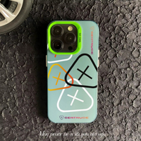 Coque de téléphone élégante et résistante aux chocs, peinte aux UV, pour XS/XR/7/8/11/12/13/14/15/16/Pro/Max, Gertrude Mobile