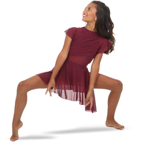 Costumes de danse latine et lyrique sur mesure respirants pour femmes, en polyester et élasthanne, pour la scène et les spectacles modernes