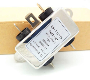 ตัวกรองกระแสไฟฟ้ากระแสสลับแบบปลั๊กอินชนิดเชื่อม-ใบ DAA2-10A 10A เฟสเดียว - Product Image 4