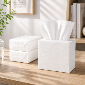 Wholesale 100% pure wood pulp multi-layer tissue paper. High absorbency and strong durability. Customized tissue paper.