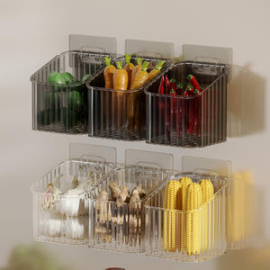 للمطبخ والمنزل أدوات صغيرة متطورة بالجدار على شكل صدف الزنجبيل والثوم صندوق تخزين منظم سلال رفوف - Product Image 4