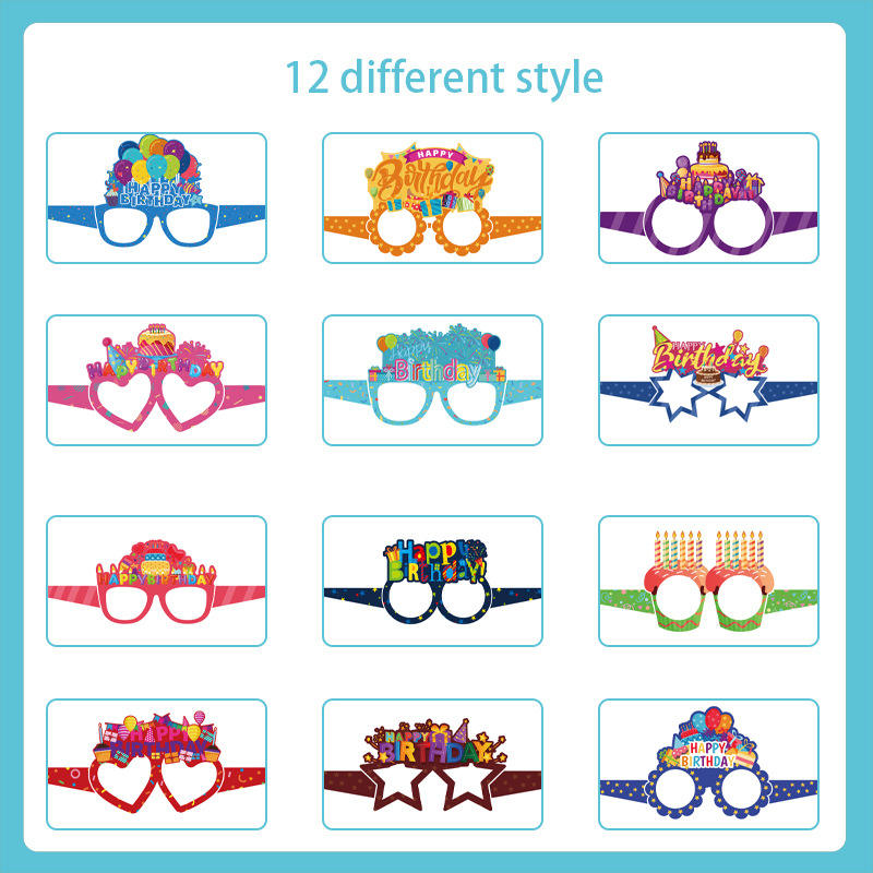 แว่นตาวันเกิด 24ชิ้น