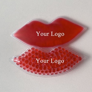 Stampa Il Vostro Marchio Chirurgia Medico Lip Hot Cold Pack Perline di Plastica di Figura del Labbro Gel Impacco di Ghiaccio - Product Image 5