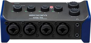 อินเทอร์เฟซเสียง USB รุ่น Zoom AMS-44 สำหรับนักดนตรีและพอดแคสต์ 4 อินพุต 4 เอาต์พุต พร้อมฟังก์ชั่น <span class=keywords><strong>Loopback</strong></span>, Direct Monitoring และ Bus-Powered สำหรับการบันทึกเสียง - Product Image 2
