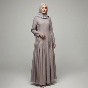 <strong>New</strong> Sweatshirt <strong>Abaya</strong> Muslim Dresses Daily Wear Casual Dresses Plain Simple Women <strong>Abaya</strong> Islamic Clothing Layyin - Product Image 1