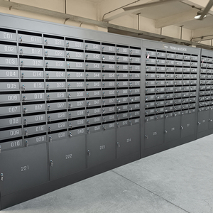 Commercial Multi-Compartment Apartment Cluster Mailbox Lockable Stainless Steel Letter <b>Box</b> Post Parcel Receiving - Product Image 6