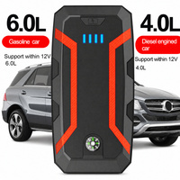 Chargeur de batterie de secours Luxshiny pour camion, moto, voiture, 1000A, USB Type-C, 10000mAh, 120W, charge rapide, anti-étincelles, batterie externe d'urgence, LED