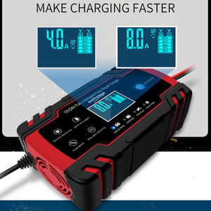 Cargador de batería inteligente para coche de 8 amperios, arranque de reparación de pulso, 12V/24V AGM/<span class=keywords><strong>GEL</strong></span>, novedad - Product Image 4