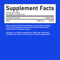 Comprimés de biotine de qualité supérieure, best-sellers, avec extrait de biotine, favorisent la force normale des cheveux, leur brillance et l'hydratation de la peau.
