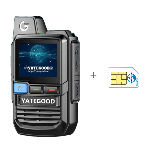 5000km 4G LTE POC Walkie Talkie with High Call Quality Long Distance Walkie Talkie with Sim Card 100km GPS Radio YATEGOOD G600