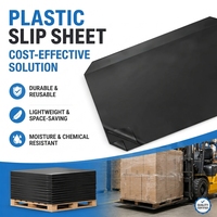 Feuille antidérapante double face en plastique HDPE vierge à 4 voies pour la logistique d'entrepôt et le transport, optimise l'espace de conteneur