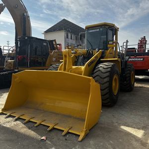 Chargeuse sur pneus Komatsu d'occasion WA320/WA350/WA470, moteur 75KW, pompe, capacité 21640KG, pièces d'origine, équipement lourd d'occasion - Product Image 2