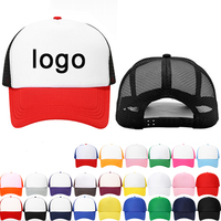 Casquette de baseball unisexe 5 panneaux en maille, style trucker, personnalisable avec logo, structure classique, pour hommes