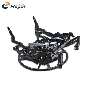كرسي أرجوحة معدني قابل للإنزلاق-REGAL 5181S, كرسي شراعي معدني ذو محرك دوار ، كرسي مائل ، أجزاء أثاث ، كرسي مزلق