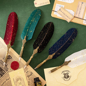 Ensemble de stylos à plumes colorés en boîte stylo à <span class=keywords><strong>plume</strong></span> de style européen stylo à <span class=keywords><strong>plume</strong></span> en alliage de haute qualité pour pratiquer la <span class=keywords><strong>calligraphie</strong></span> - Product Image 1