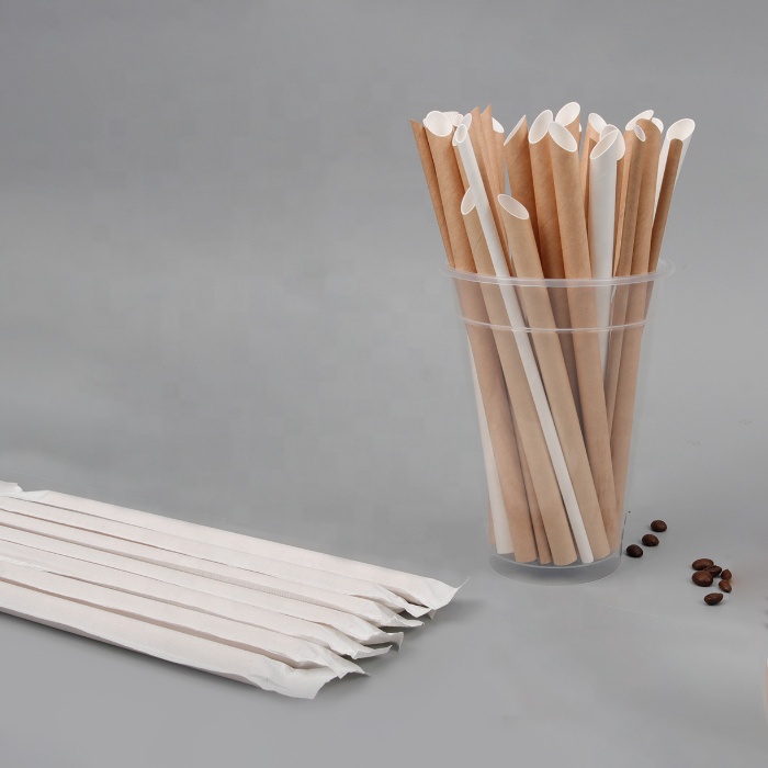 High Quality Personal Custom Fruit Jumbo Paper Straw Logo for Milk Pearl Tea Beverage