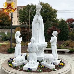 Décoration d'église personnalisée Religieux Catholique Grande Taille Figure Sculpture Jardin Marbre Notre-Dame <span class=keywords><strong>de</strong></span> <span class=keywords><strong>Lourdes</strong></span> Statue - Product Image 3
