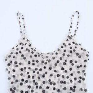 Đầm nữ PB&ZA 2025 mùa hè kiểu vintage chấm bi, không tay, dáng midi, chất liệu chiffon, eo tự nhiên - Product Image 3