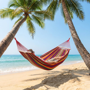 Hamac double épais le plus vendu pour le <span class=keywords><strong>camping</strong></span>, l'exploration et le tourisme, exclusivement pour les marchands étrangers - Product Image 6