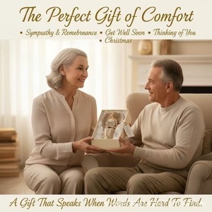 ตุ๊กตานางฟ้าผู้พิทักษ์บนชั้นวางของ งานแฮนด์เมด ของตกแต่งบ้าน ของขวัญ - Product Image 4