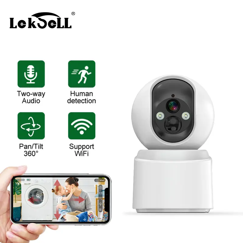 Alimentato a batteria telecamera Wireless Wifi 4g Slot per Sim Card 3mp Hd Cctv rete di sicurezza Ip telecamera per interni Smart Baby Monitor