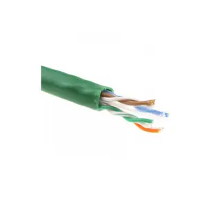 Cable Ethernet Cat6 de marca OEM, par trenzado sin protección de 1000 pies, UTP, 23AWG, cobre sólido, FEP, 550Mhz, caja Reelex, cable pleno CMP Cat6