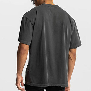 T-shirt Oversize en Molleton Bouclette de Haute Qualité, Personnalisable, Décontracté, Grammage Lourd, 100% Coton, Fabricant de T-shirts Vierges - Product Image 6