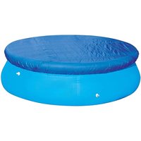 Couverture de piscine gonflable ronde en PVC, couverture solaire pour piscine hors sol, protection durable et imperméable, couleur bleue