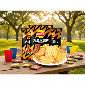Snacks Asiáticos al por Mayor, Snacks para el Tiempo Libre, Papas Fritas con Corte Ondulado, Papas Fritas <span class=keywords><strong>Lays</strong></span>, Empaque en Bolsa de 70g - Product Image 1