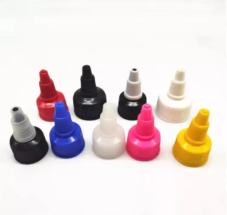 Twist-On Top Cap Plastic Nozzle Twist Top Cap Plastic Schroef Saus Fles Cap