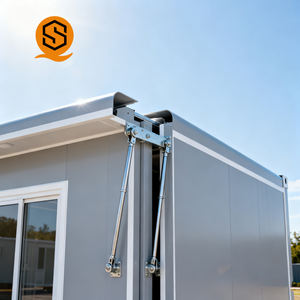 Shinestone บ้านตู้คอนเทนเนอร์40ft แบบโมดูลาร์แบบพกพาขนาดใหญ่2ห้องนอนโครงเหล็กน้ำหนักเบาจัดส่งภายในบ้านบ้านภาชนะแบบถอดได้ - Product Image 2