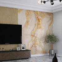 Panneau de marbre PVC Panneau mural UV en PVC Marbre décoratif d'intérieur Marbre PVC léger imperméable et anti-moisissure