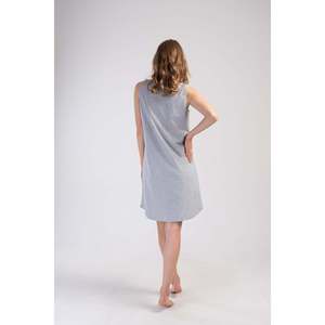 Robe Tunique Ovale Épaisse Grande Taille pour Femme avec Fermetures Éclair Décoratives, Taille Basse, Col Halter Bouffant, Style Modeste et Doux, Couleur Unie XS-XL - Product Image 1