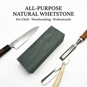 ADAEE Piedra de afilar natural masiva de 3 kg y 60 mm de grosor, grano 12000, 220x80x60 mm, piedra metamórfica con pulido espejo, afilador profesional de cuchillos - Product Image 3