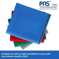 Nappe de billard PNS - Fantasy Nine-Ball Quick Cloth, couleurs bleu/rouge/vert, fournitures de billard Kailun & Nibu