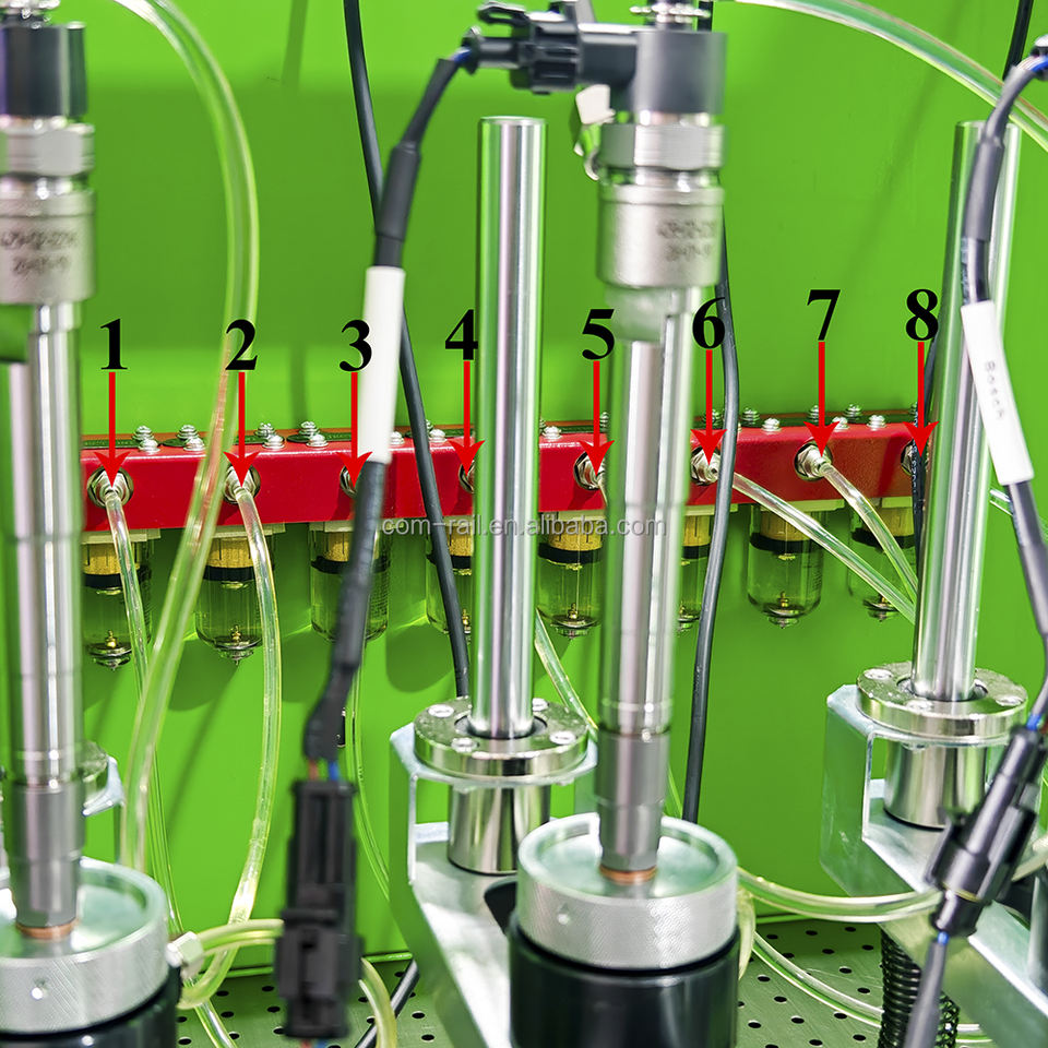 Common Rail Injector and Piezo Injector test Bench test 4 Injectors at ...