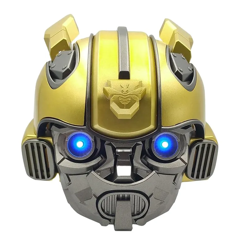 Creatieve Gift Cartoon Bumblebee Helm Speaker Voor Draagbare Draadloze Bt Luidsprekers