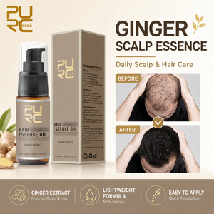Spray de Jengibre para el Cuidado del Cabello, Repara el Cabello Seco, Dañado y Encrespado, Dejándolo Suave, Esponjoso y Brillante, Esencia de Jengibre - Product Image 4