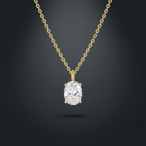 Nueva Joyería de Moda, Plata 925, Chapado en Oro de 14K, Moissanita Creada en Laboratorio de 7x9mm, 2.0ct, Color D, VVS1, Regalo Ovalado para Niñas y Mujeres - Product Image 3
