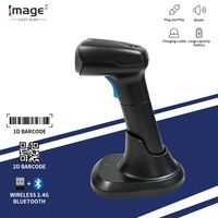 Escáner de Códigos QR Mejorado con Base de Carga USB, Inalámbrico, 2D/1D, Resistente a Caídas, Golpes y Polvo, Manos Libres, en Stock