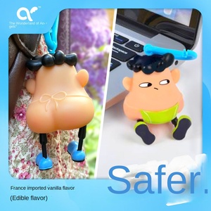 Mainan Penghilang Stres Gaya Baru, Gantungan Kunci Penarik Komedo, Alat Penghilang Komedo Lucu Terbuat dari Plastik Tahan Lama - Product Image 5