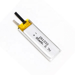 Little <span class=keywords><strong>3</strong></span>,7 v 281333 85mah lipo lithium polymer batteries Battery's ion cells for earphones headphones - Product Image 1