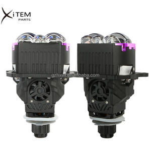 XITEM F5 220W Lente de Proyector Bi-LED con 17 Chips 6000K, Foco para Motocicleta, Luces LED Todoterreno, Luz Alta y Baja H4 <span class=keywords><strong>H7</strong></span> - Product Image 3