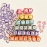 Llavero con Clicker de Teclado Impreso en 3D - Juguete Antiestrés con Personalización de Letras y Símbolos, Colgante para Llavero