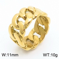 Bague cubaine hip-hop polie à la main, anti-ternissement, de qualité supérieure, pour hommes, en acier inoxydable 316 – Meilleure vente