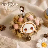 LOVELY EMMA Pendentif Peluche Série Squishy Patte de Chat Boîte Mystère