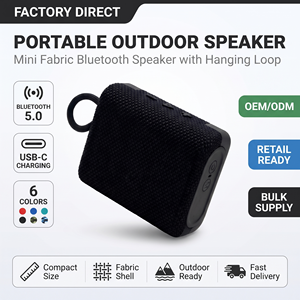 Haut-parleur portable <span class=keywords><strong>GO3</strong></span> 5.0 rechargeable sans fil avec carte TF 3W pour les voyages en plein air, le sport, la voiture, la maison - Product Image 1